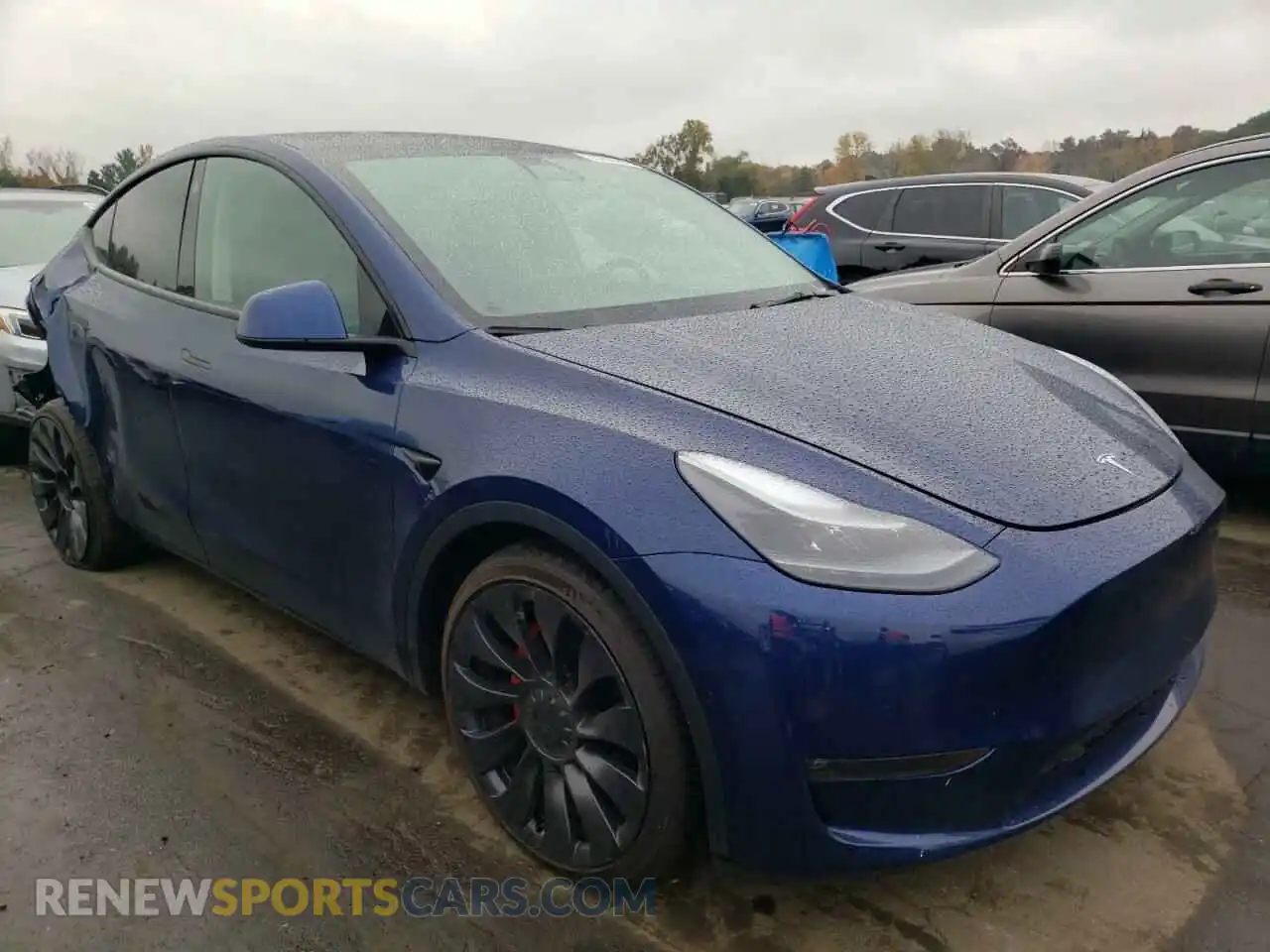 1 Photograph of a damaged car 7SAYGDEFXNF373254 TESLA MODEL Y 2022