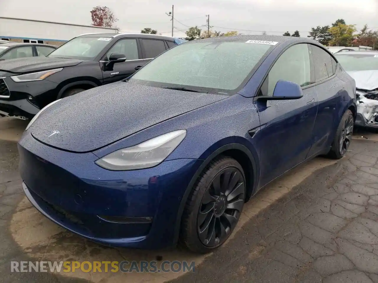 2 Photograph of a damaged car 7SAYGDEFXNF373254 TESLA MODEL Y 2022