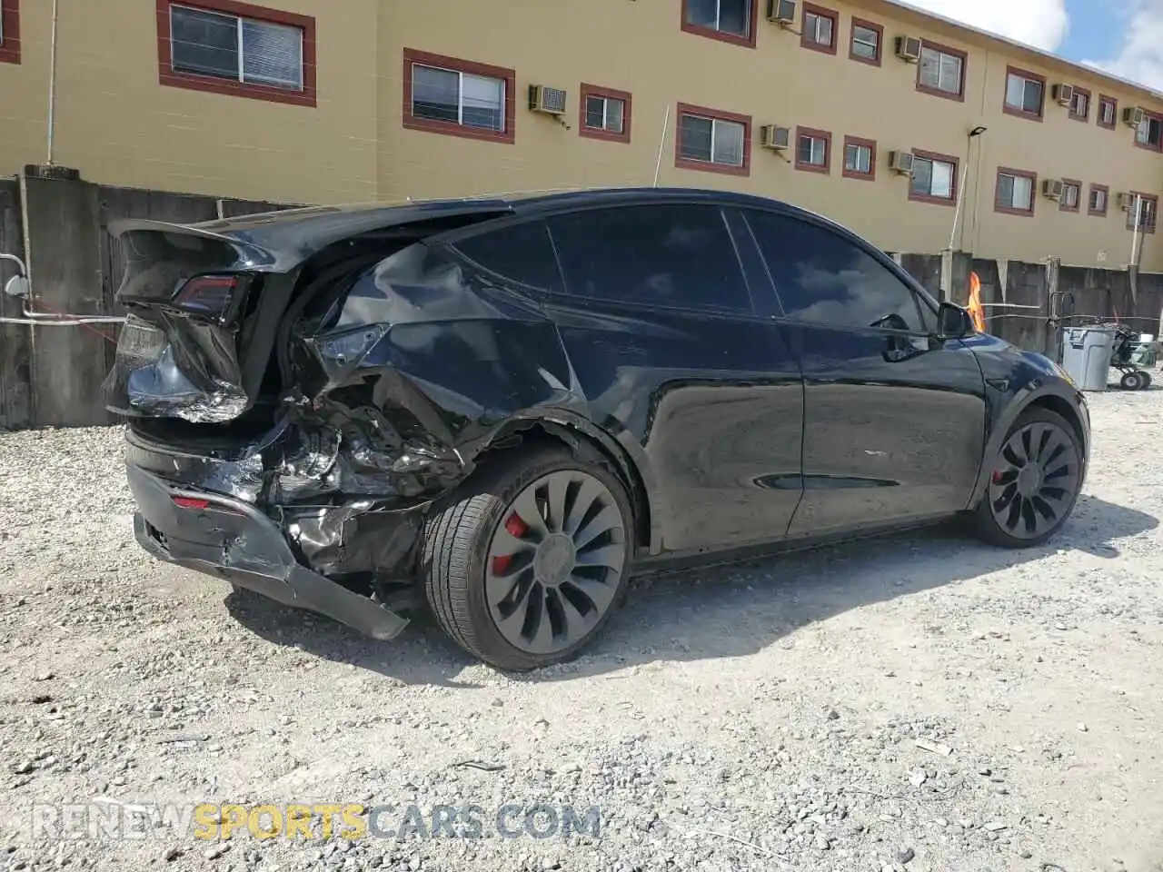 3 Фотография поврежденного автомобиля 7SAYGDEFXNF377238 TESLA MODEL Y 2022