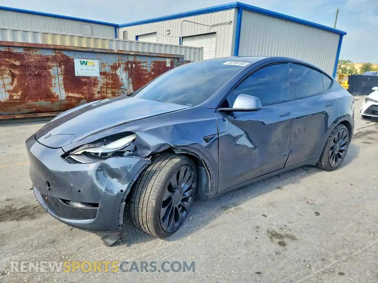 1 Photograph of a damaged car 7SAYGDEFXNF380611 TESLA MODEL Y 2022