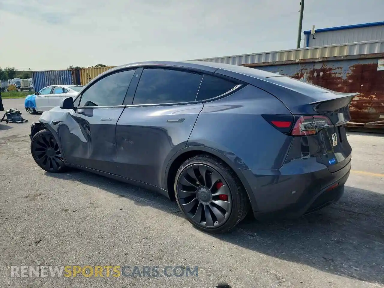 2 Photograph of a damaged car 7SAYGDEFXNF380611 TESLA MODEL Y 2022