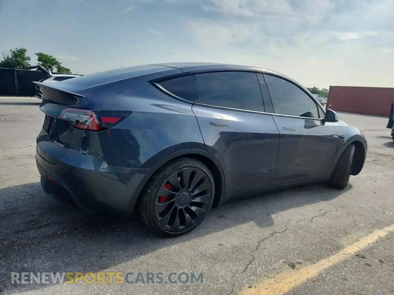3 Photograph of a damaged car 7SAYGDEFXNF380611 TESLA MODEL Y 2022