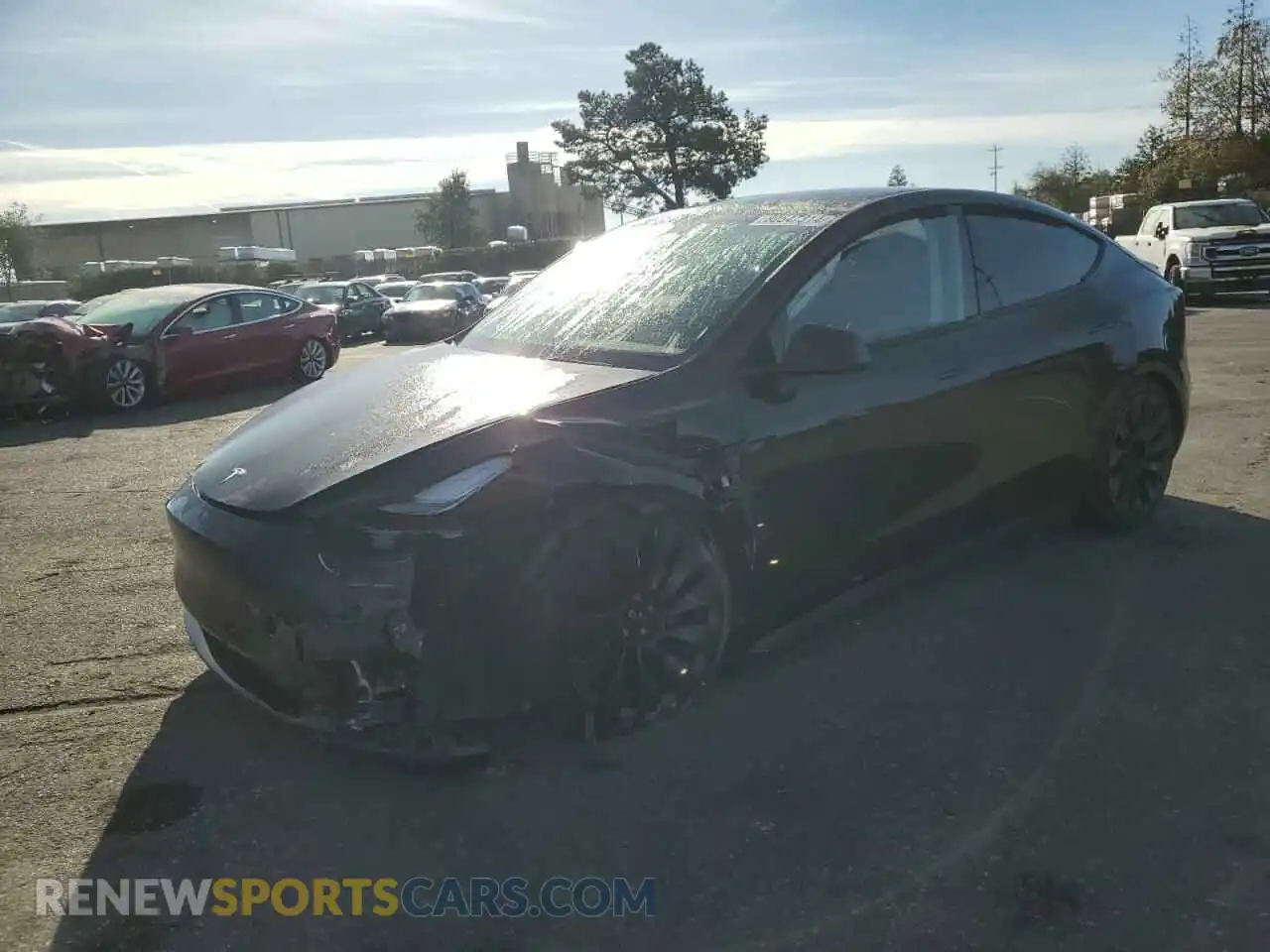 1 Фотография поврежденного автомобиля 7SAYGDEFXNF390779 TESLA MODEL Y 2022