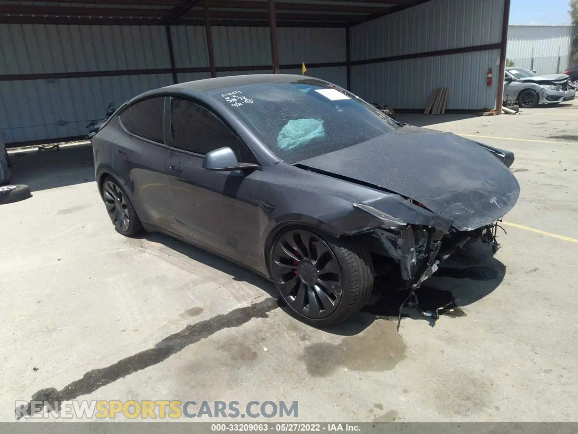 1 Photograph of a damaged car 7SAYGDEFXNF391799 TESLA MODEL Y 2022