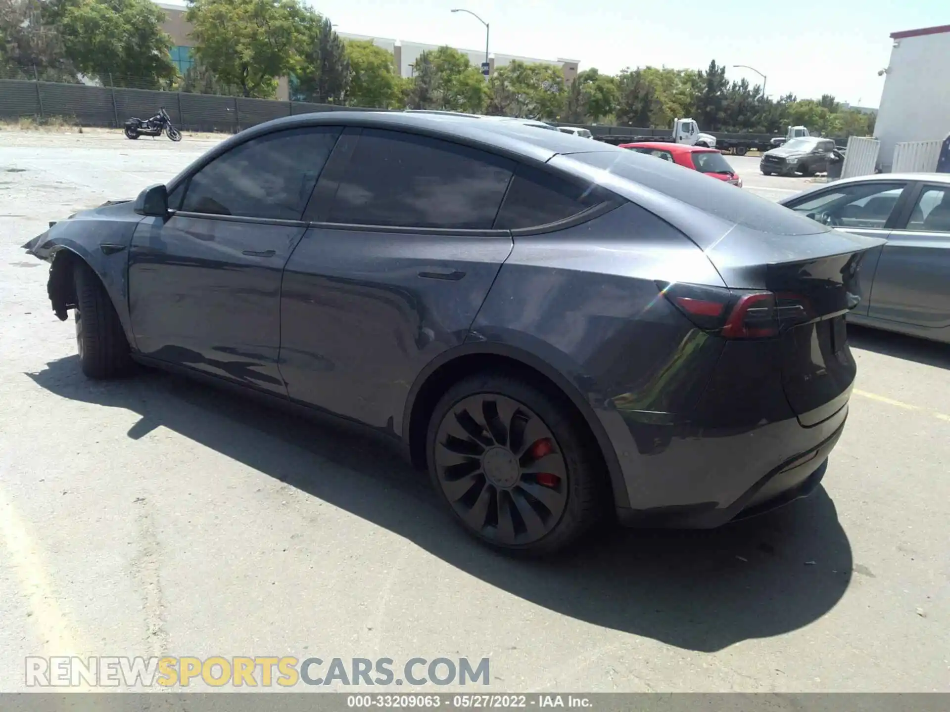 3 Photograph of a damaged car 7SAYGDEFXNF391799 TESLA MODEL Y 2022