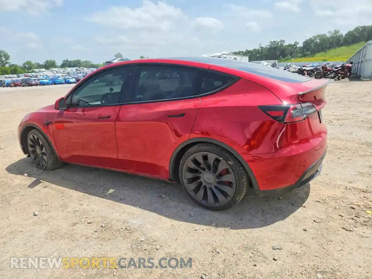 2 Photograph of a damaged car 7SAYGDEFXNF399563 TESLA MODEL Y 2022