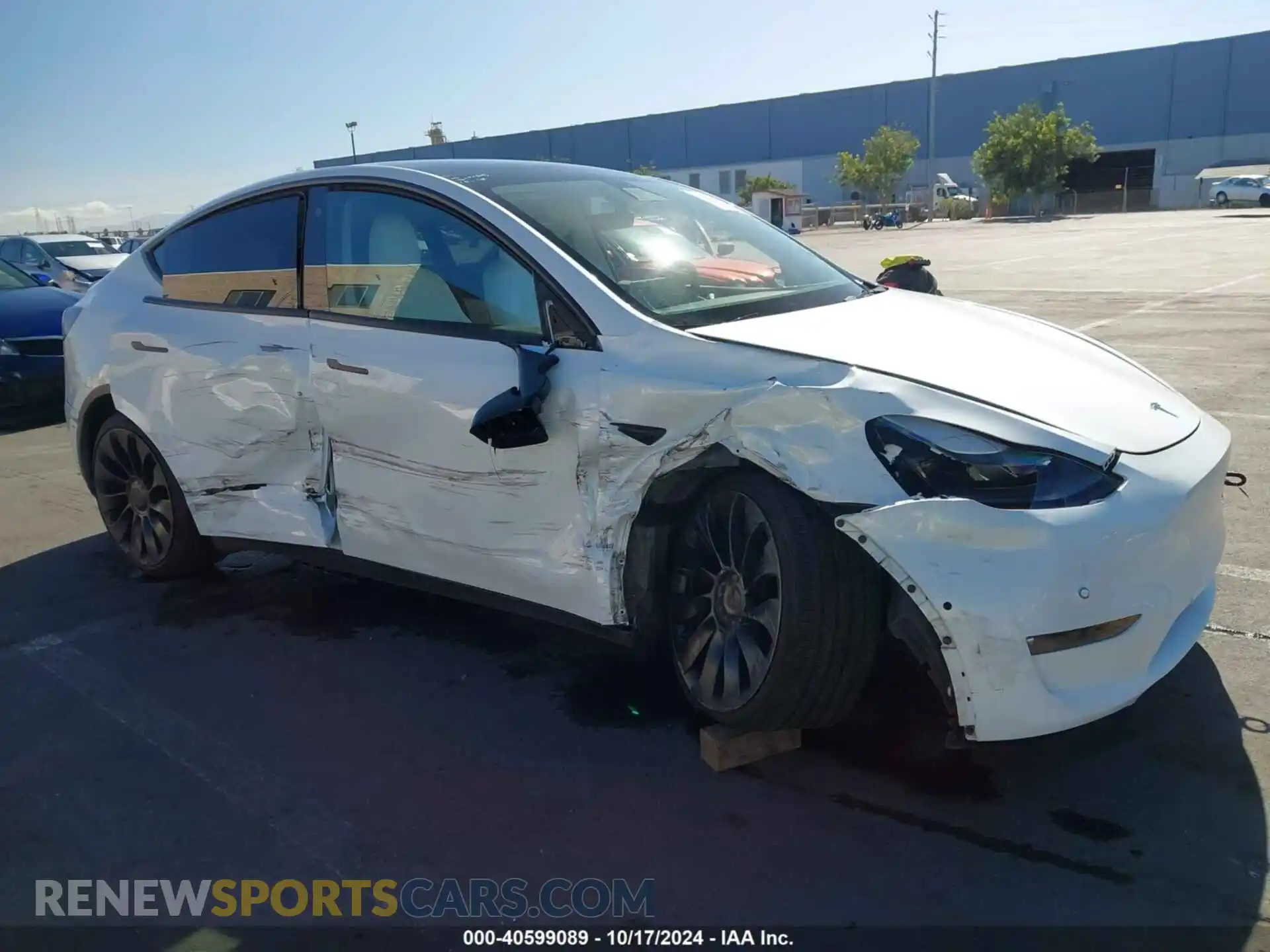 1 Photograph of a damaged car 7SAYGDEFXNF407340 TESLA MODEL Y 2022