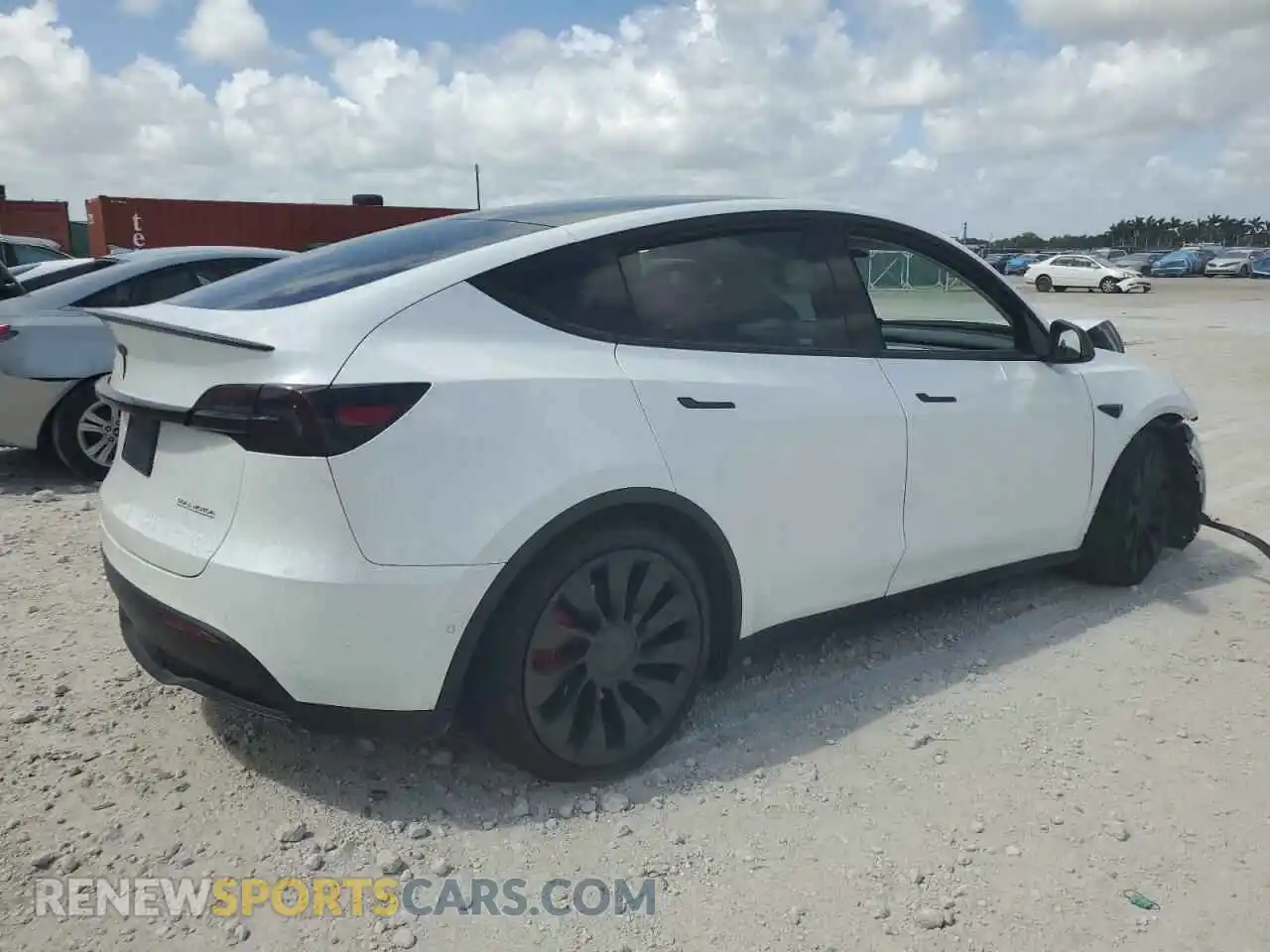 3 Photograph of a damaged car 7SAYGDEFXNF410531 TESLA MODEL Y 2022