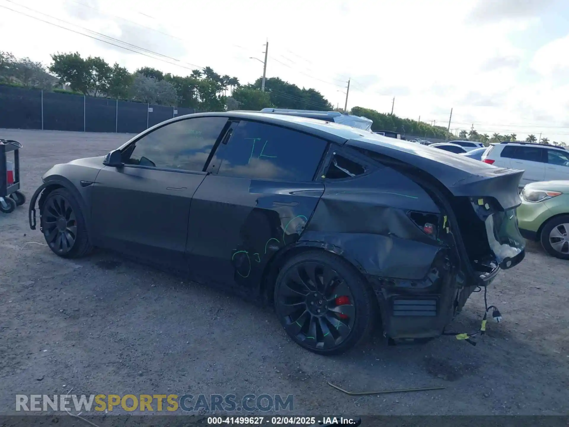 3 Фотография поврежденного автомобиля 7SAYGDEFXNF440273 TESLA MODEL Y 2022