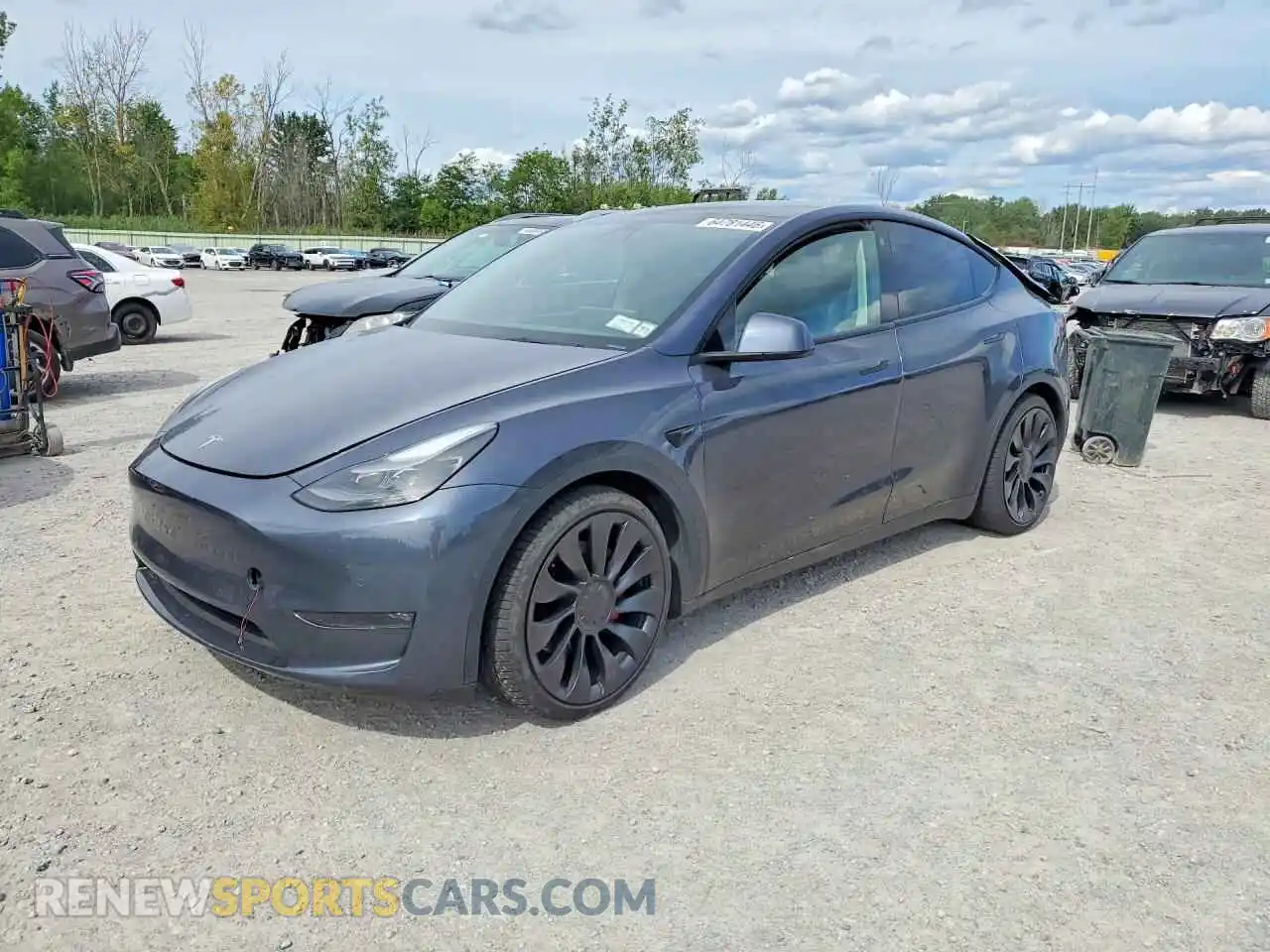 1 Фотография поврежденного автомобиля 7SAYGDEFXNF448096 TESLA MODEL Y 2022