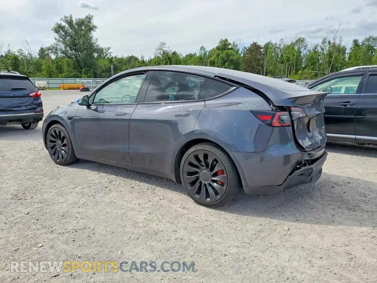 2 Фотография поврежденного автомобиля 7SAYGDEFXNF448096 TESLA MODEL Y 2022