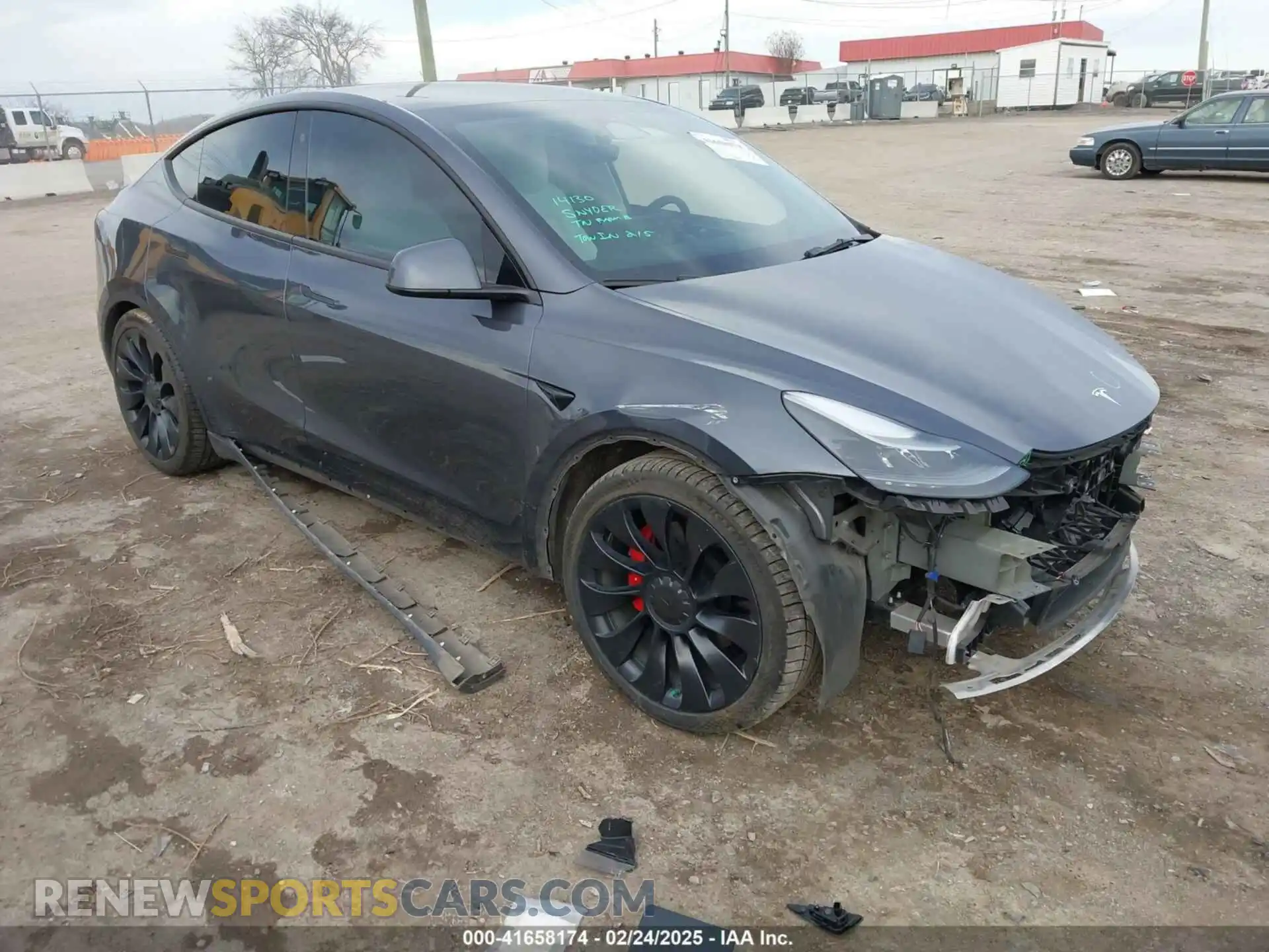1 Photograph of a damaged car 7SAYGDEFXNF448857 TESLA MODEL Y 2022