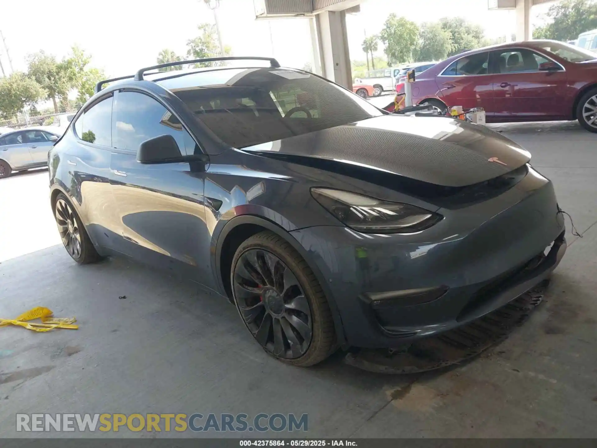 1 Фотография поврежденного автомобиля 7SAYGDEFXNF460460 TESLA MODEL Y 2022