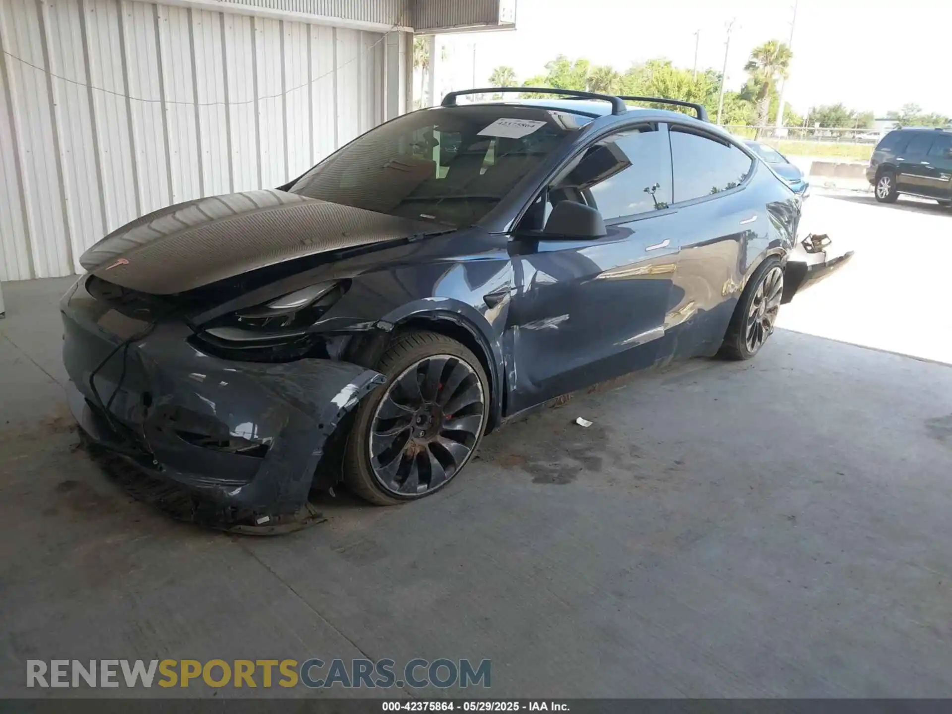 2 Фотография поврежденного автомобиля 7SAYGDEFXNF460460 TESLA MODEL Y 2022