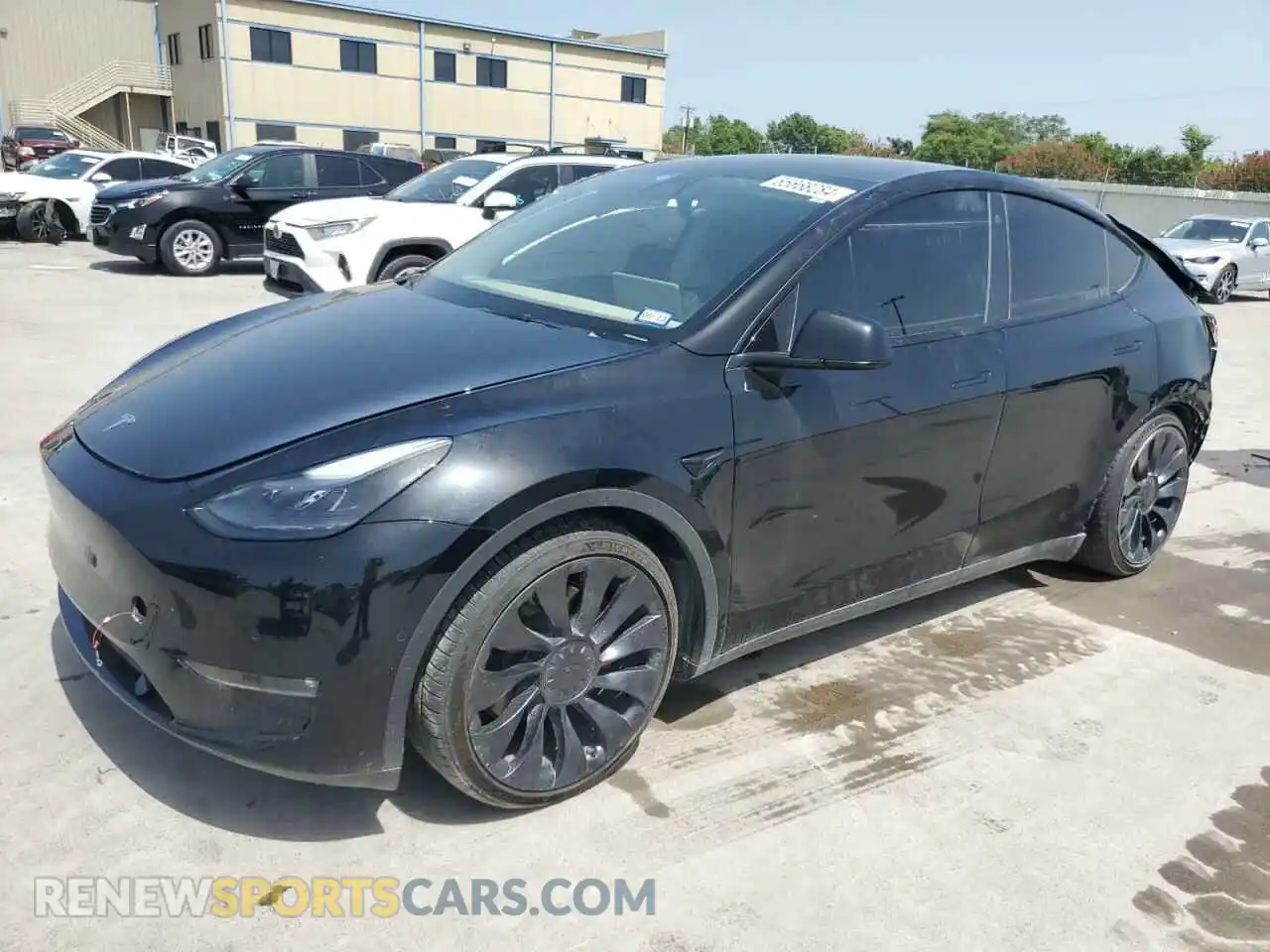 1 Photograph of a damaged car 7SAYGDEFXNF467389 TESLA MODEL Y 2022