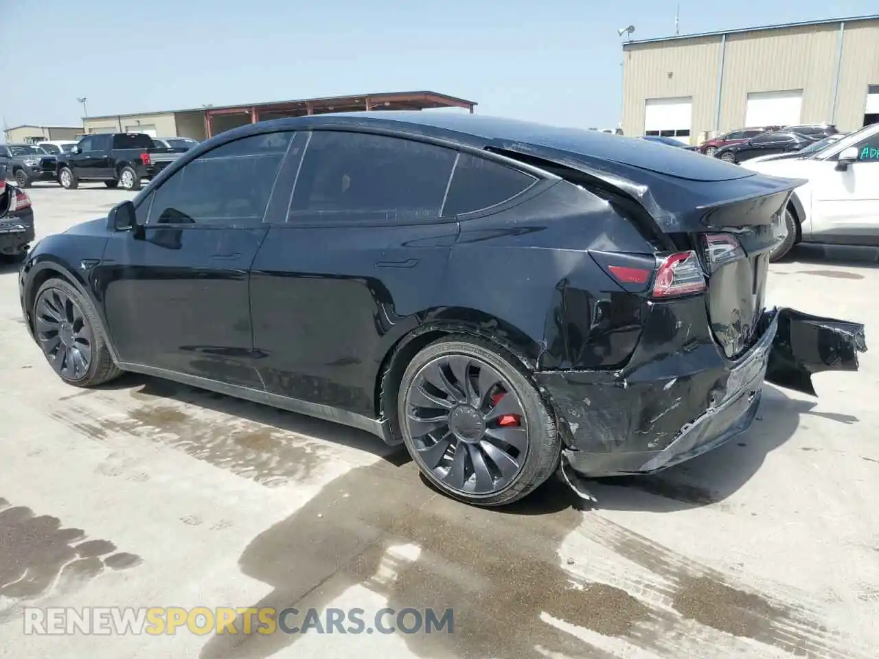 2 Photograph of a damaged car 7SAYGDEFXNF467389 TESLA MODEL Y 2022
