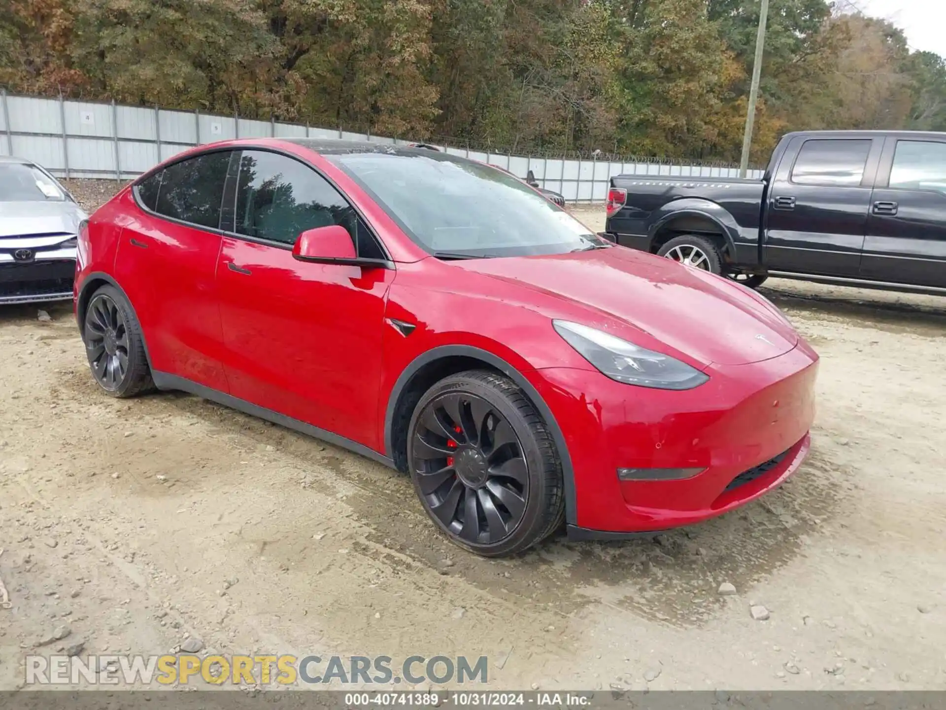 1 Photograph of a damaged car 7SAYGDEFXNF489389 TESLA MODEL Y 2022