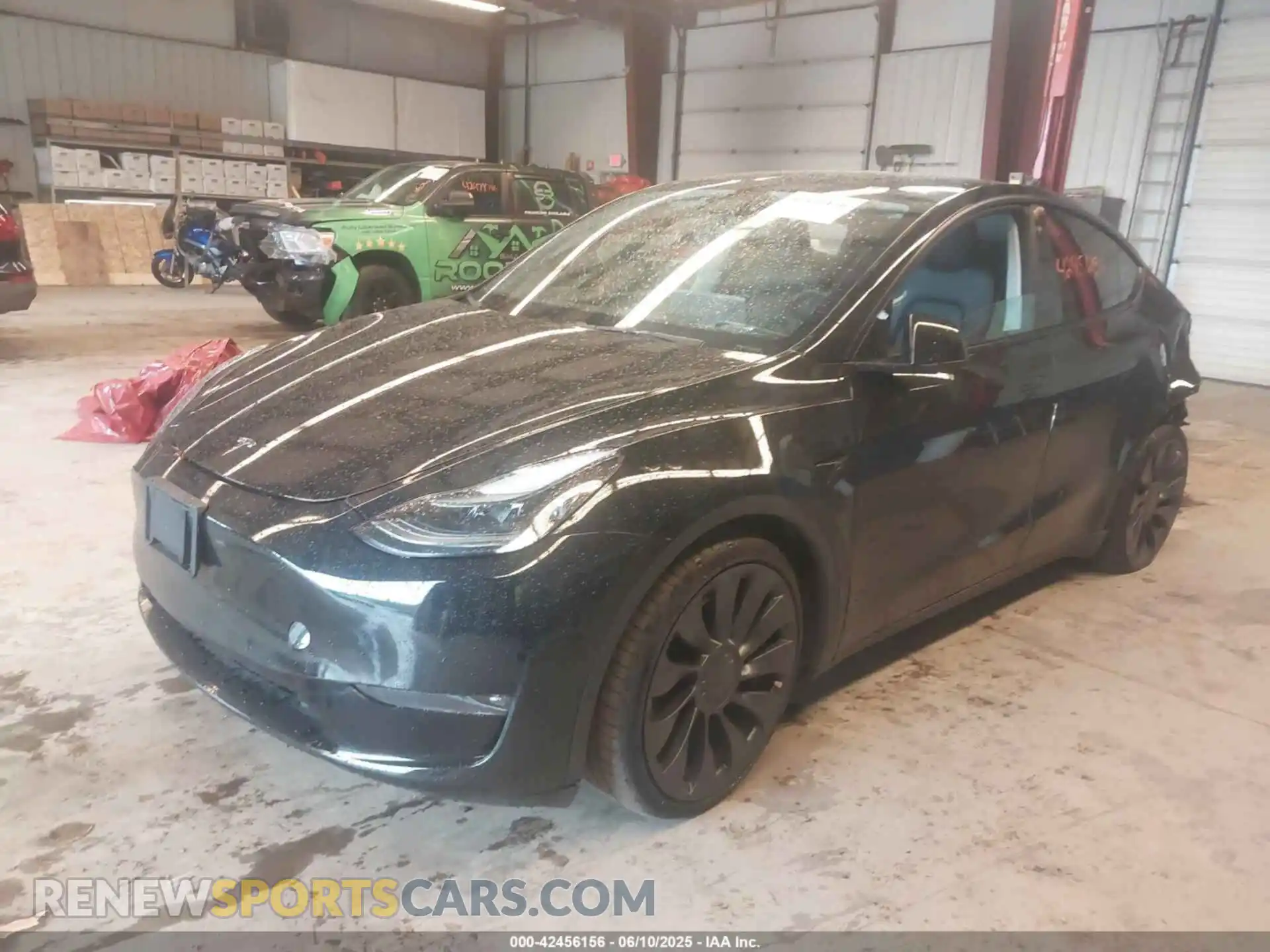 2 Photograph of a damaged car 7SAYGDEFXNF505493 TESLA MODEL Y 2022