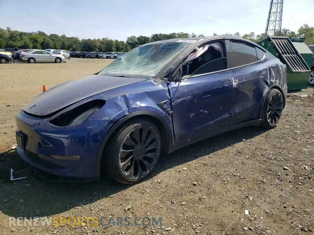 1 Фотография поврежденного автомобиля 7SAYGDEFXNF530121 TESLA MODEL Y 2022