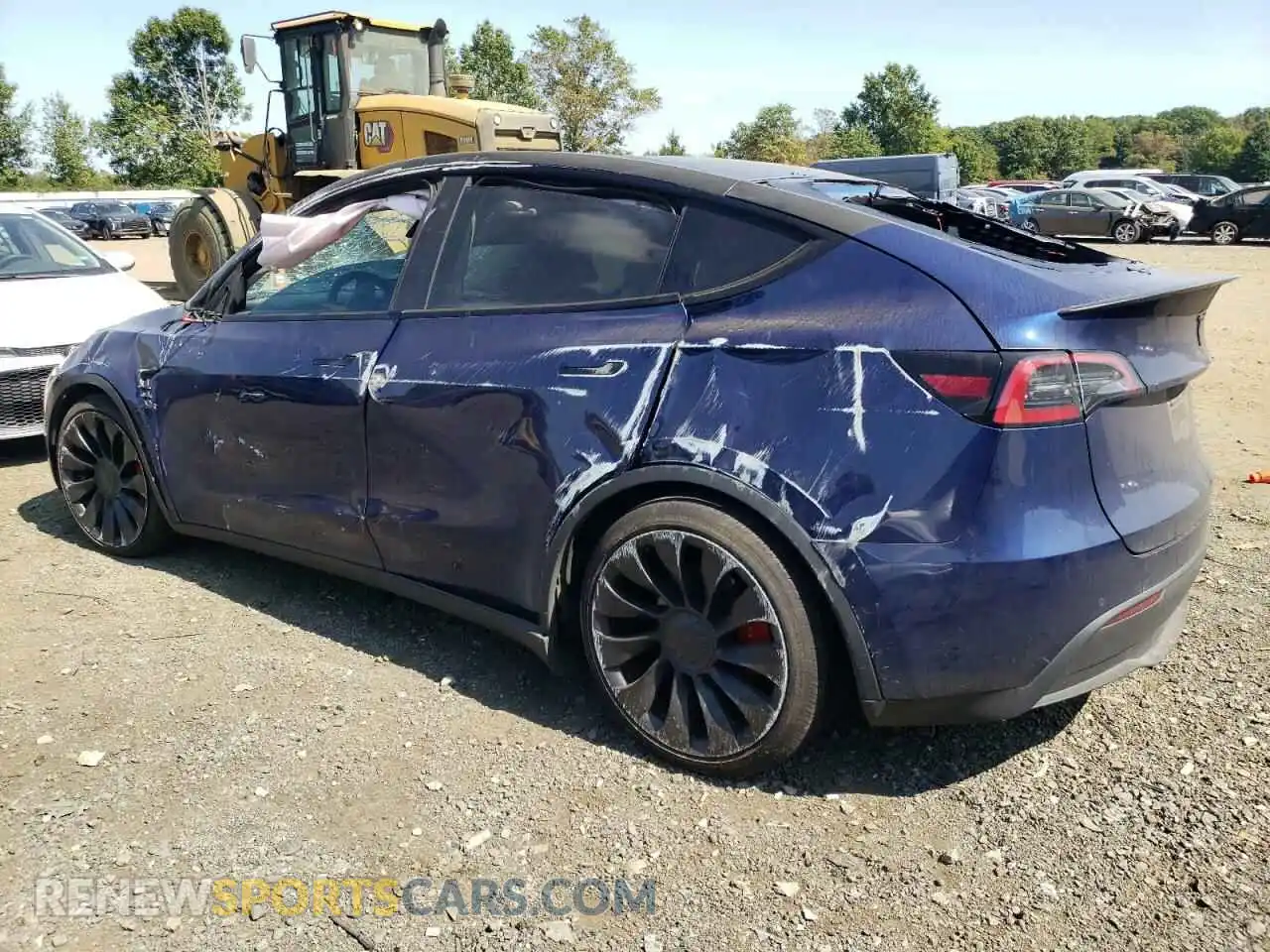2 Фотография поврежденного автомобиля 7SAYGDEFXNF530121 TESLA MODEL Y 2022