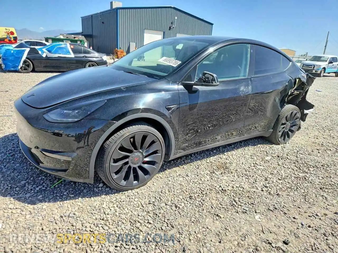 1 Photograph of a damaged car 7SAYGDEFXNF534055 TESLA MODEL Y 2022