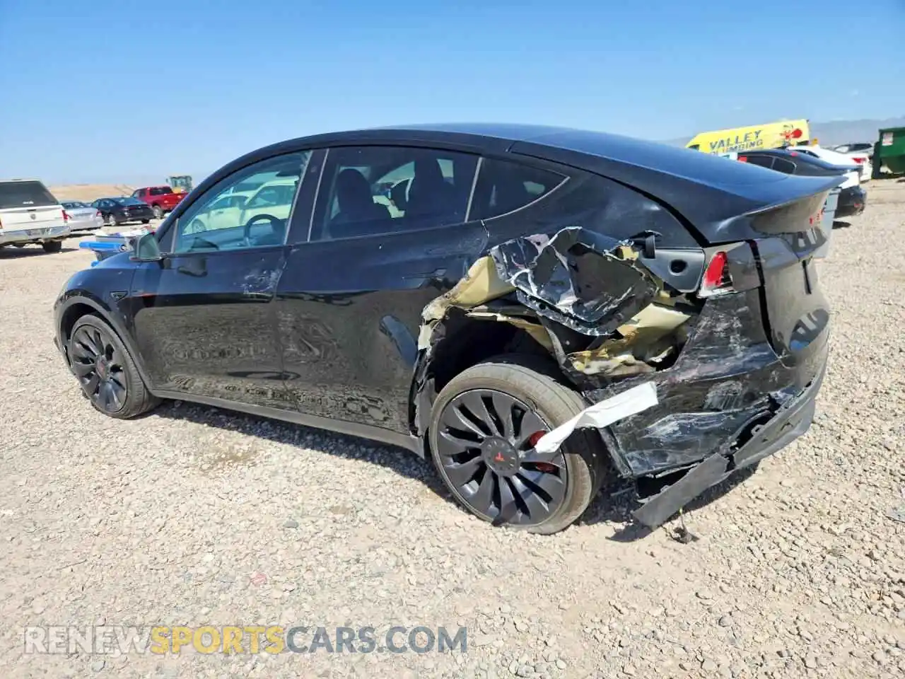 2 Photograph of a damaged car 7SAYGDEFXNF534055 TESLA MODEL Y 2022