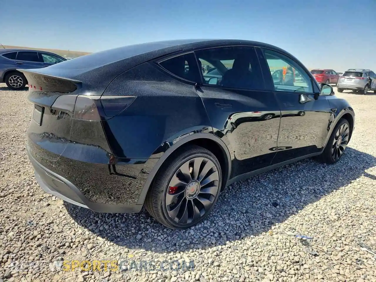 3 Photograph of a damaged car 7SAYGDEFXNF534055 TESLA MODEL Y 2022