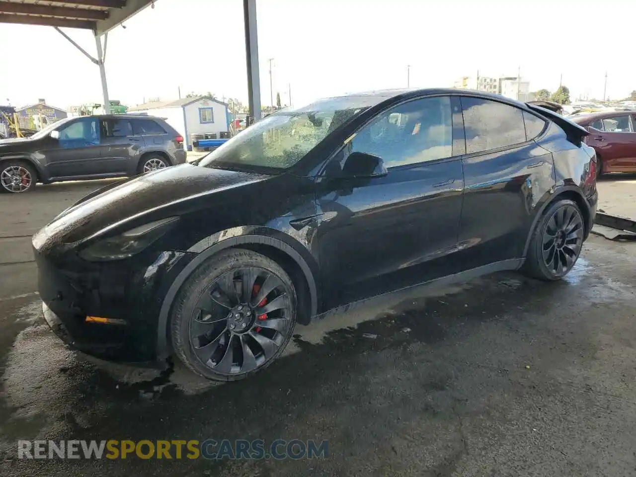1 Photograph of a damaged car 7SAYGDEFXNF554631 TESLA MODEL Y 2022