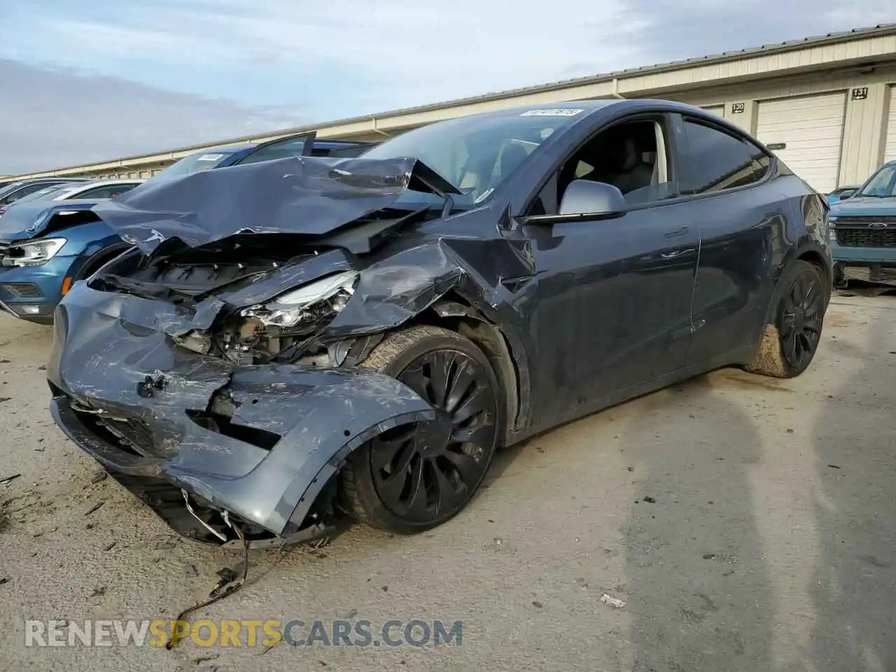 1 fotografías del automóvil dañado 7SAYGDEFXNF563796 TESLA MODEL Y 2022