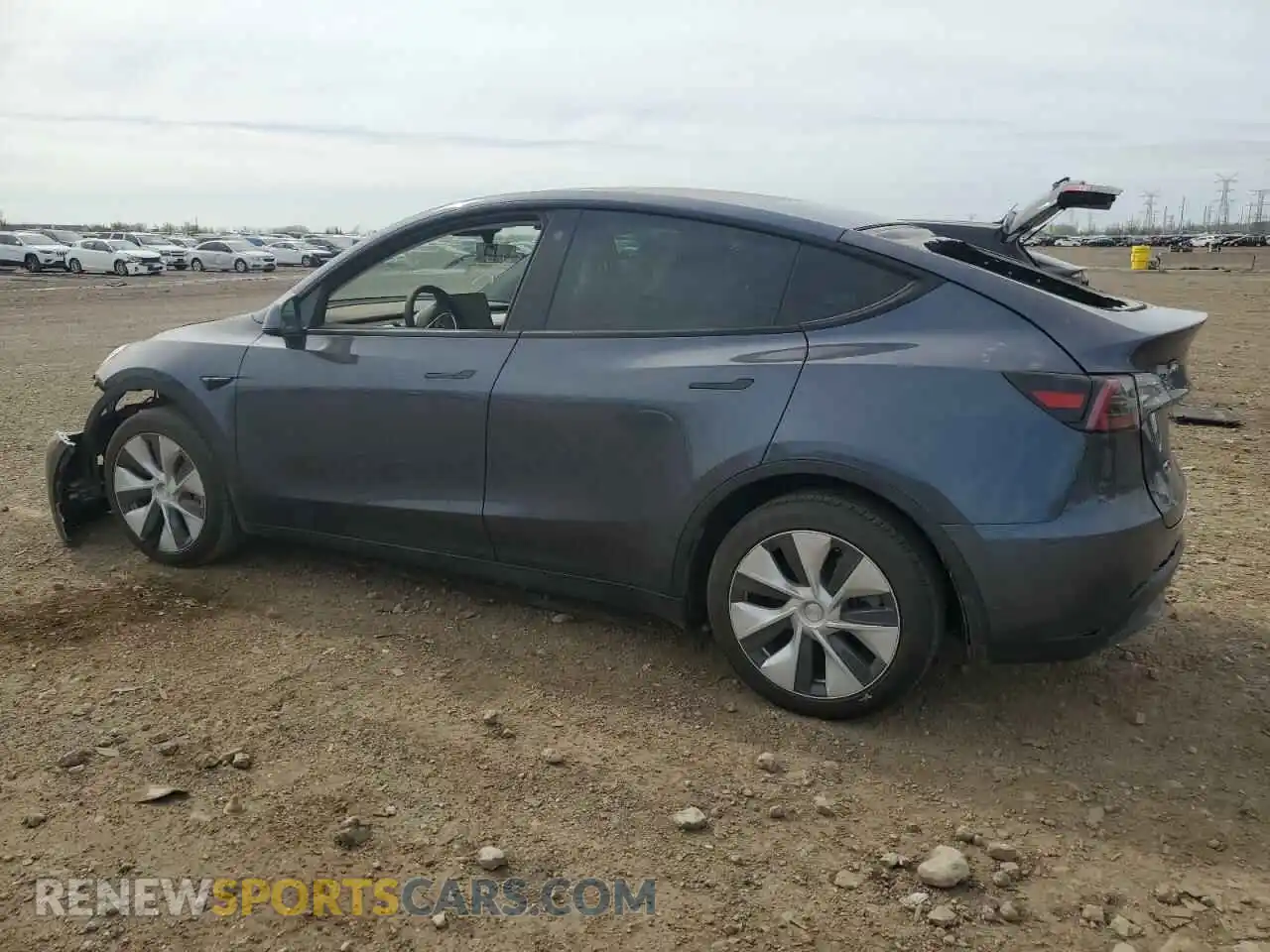 2 Photograph of a damaged car 7SAYGAEE0PF646923 TESLA MODEL Y 2023