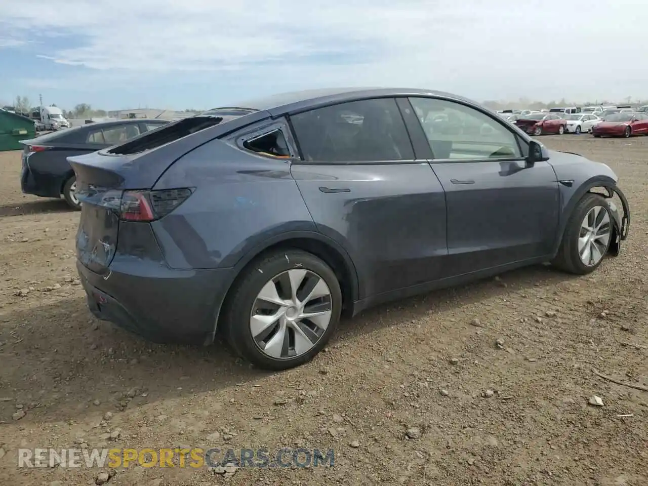 3 Photograph of a damaged car 7SAYGAEE0PF646923 TESLA MODEL Y 2023