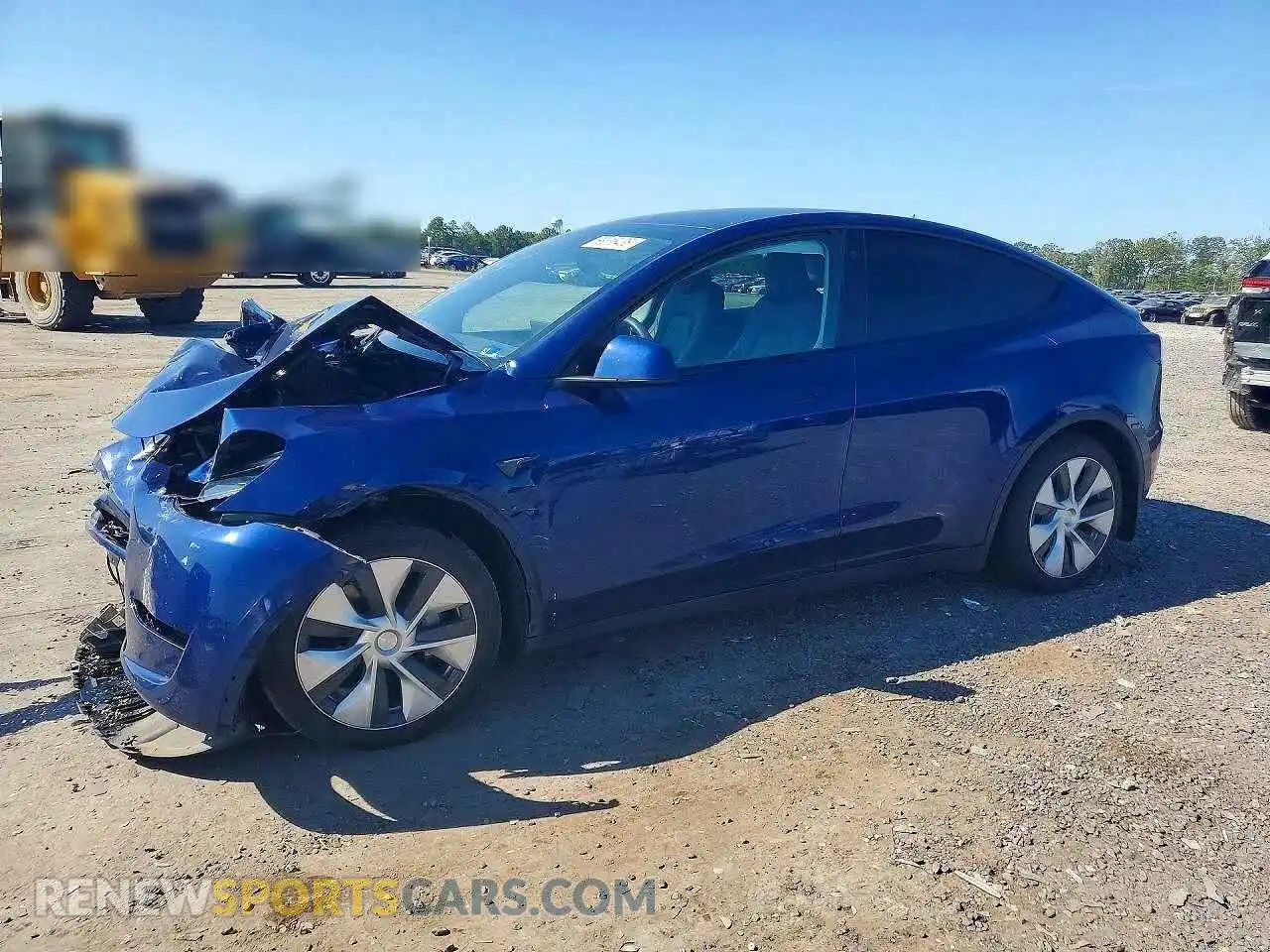 1 Photograph of a damaged car 7SAYGAEE0PF703654 TESLA MODEL Y 2023
