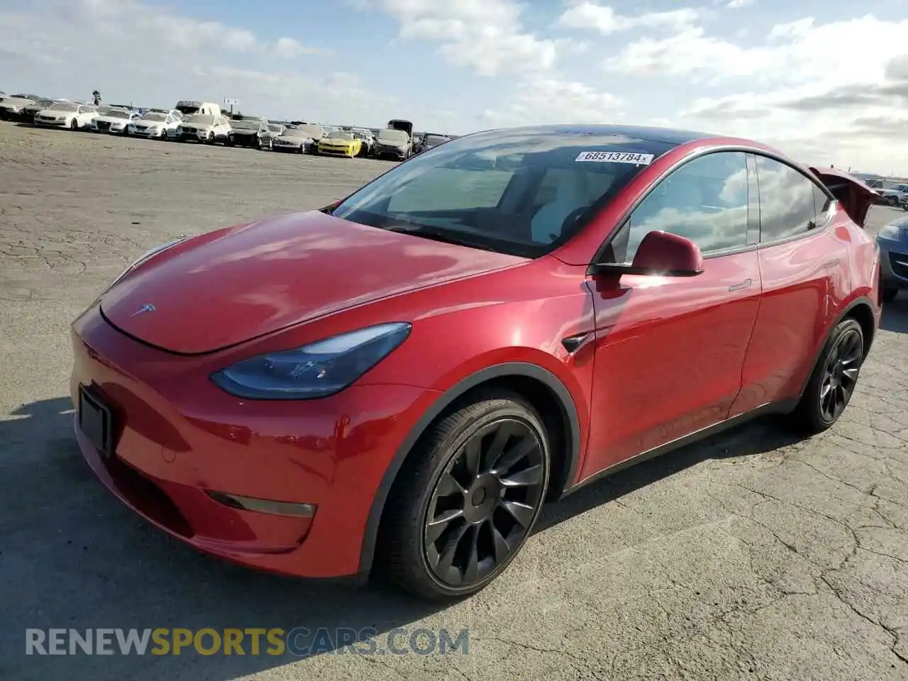 1 Photograph of a damaged car 7SAYGAEE0PF740624 TESLA MODEL Y 2023