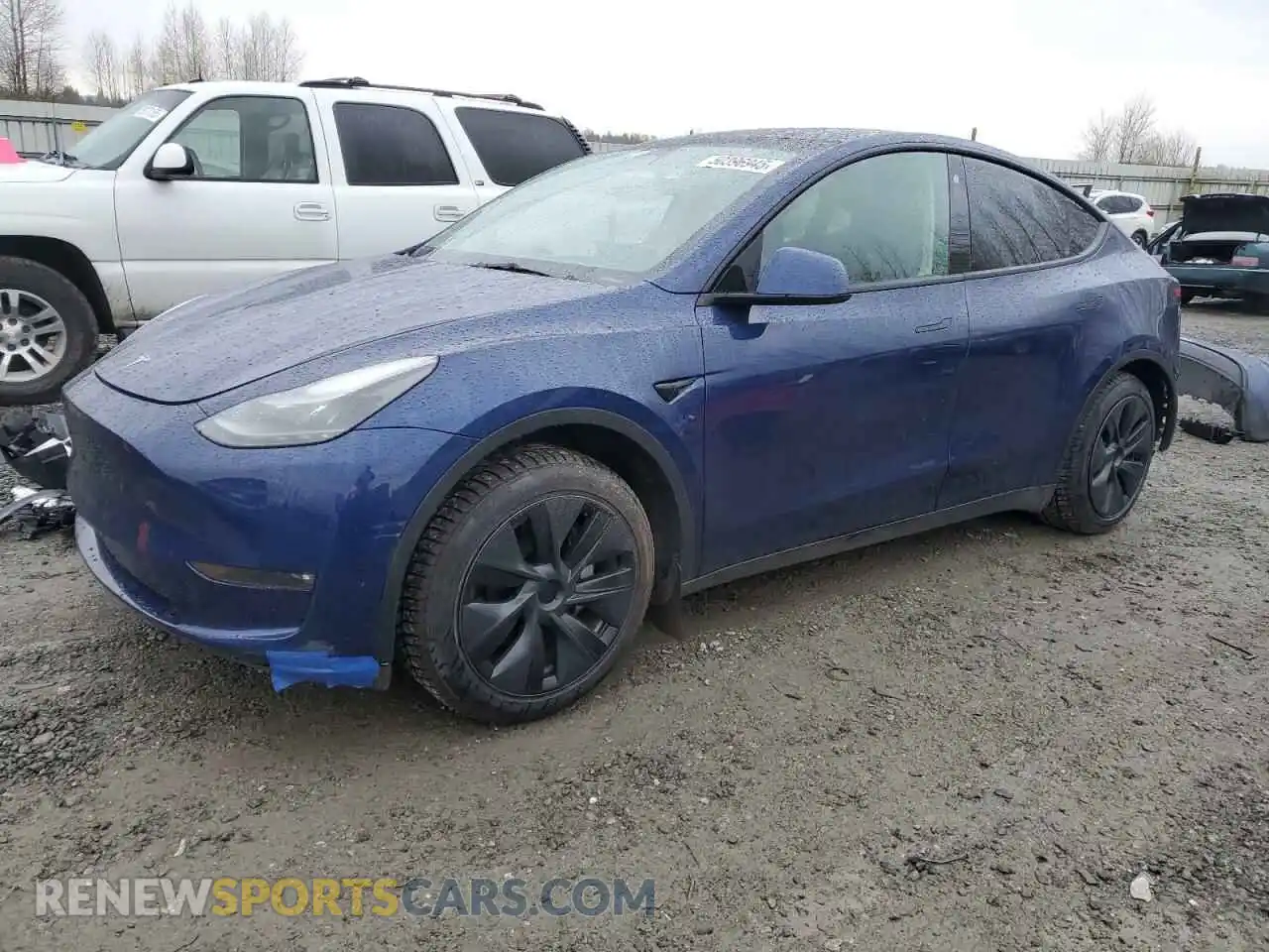 1 Photograph of a damaged car 7SAYGAEE0PF742387 TESLA MODEL Y 2023