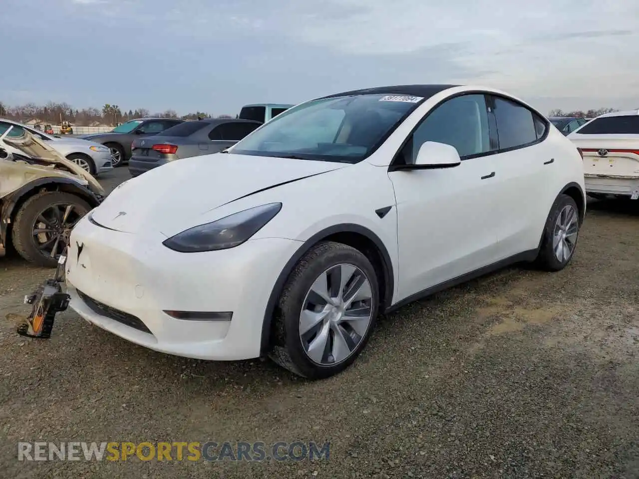1 Photograph of a damaged car 7SAYGAEE0PF813961 TESLA MODEL Y 2023