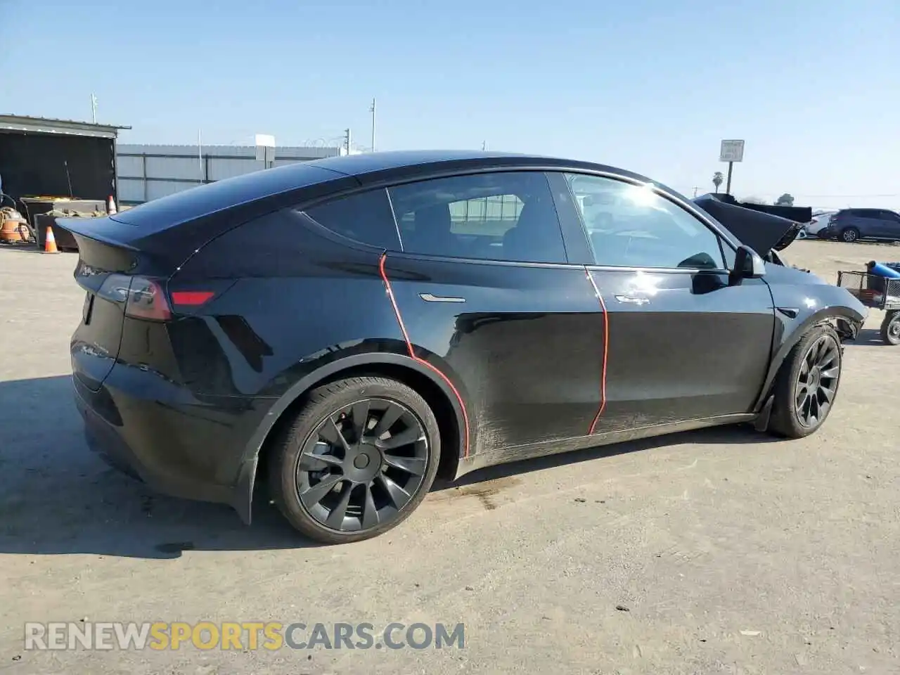 3 Photograph of a damaged car 7SAYGAEE0PF844630 TESLA MODEL Y 2023