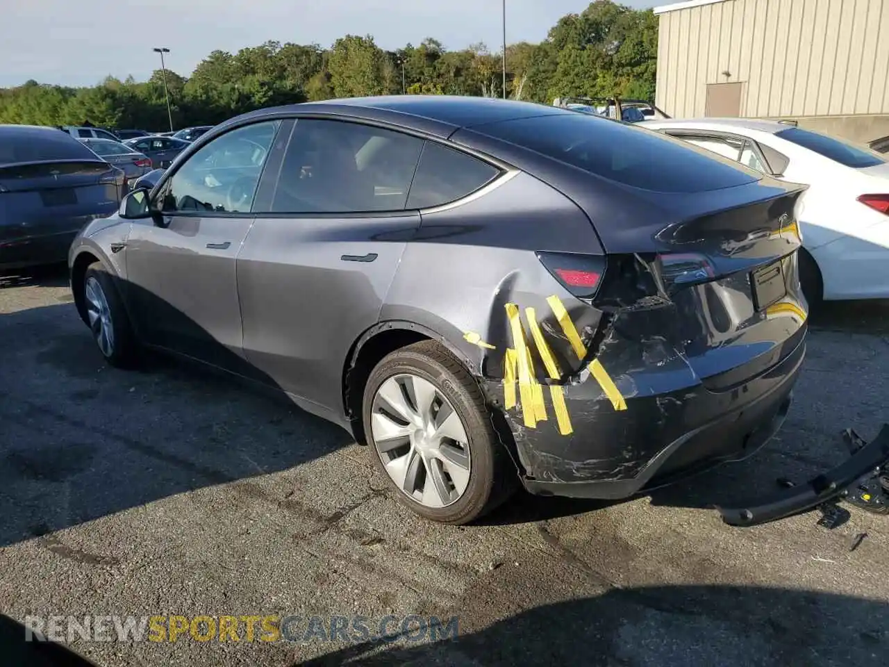 2 Photograph of a damaged car 7SAYGAEE0PF864389 TESLA MODEL Y 2023