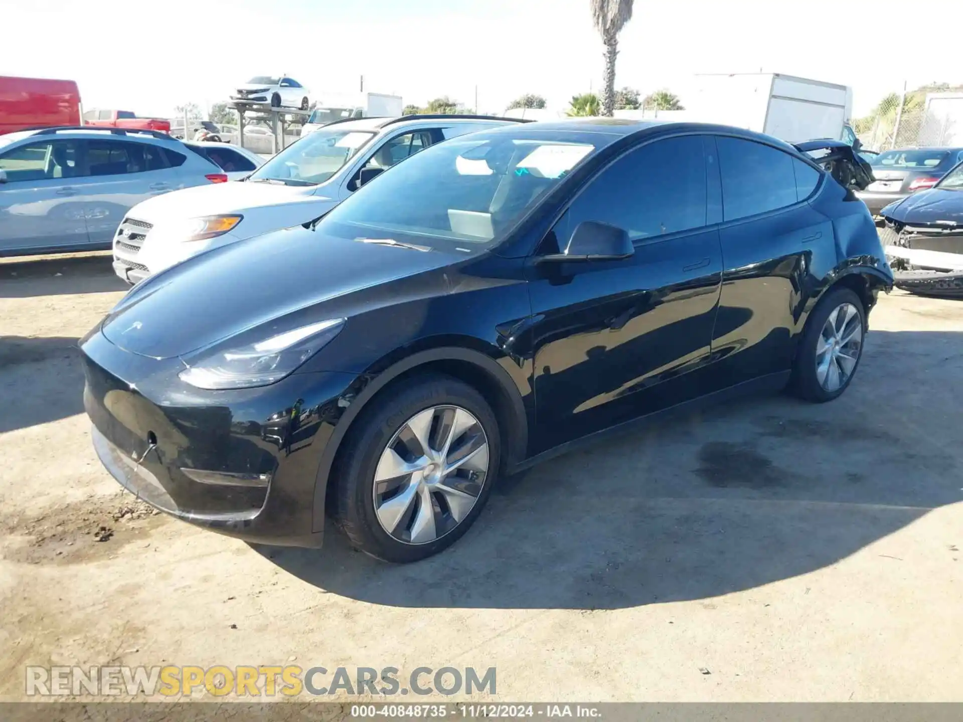 2 Photograph of a damaged car 7SAYGAEE0PF868345 TESLA MODEL Y 2023