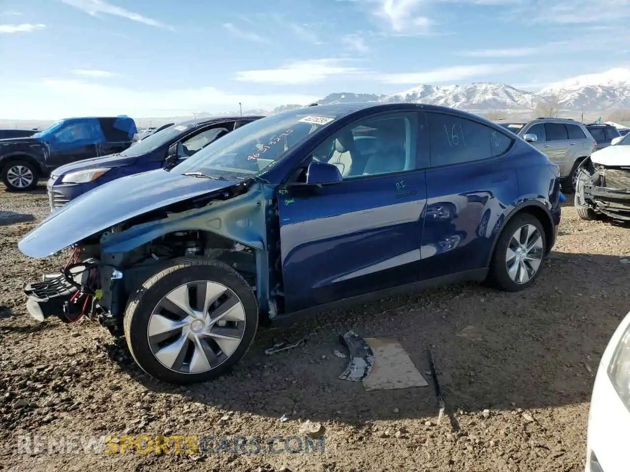 1 Photograph of a damaged car 7SAYGAEE0PF884190 TESLA MODEL Y 2023