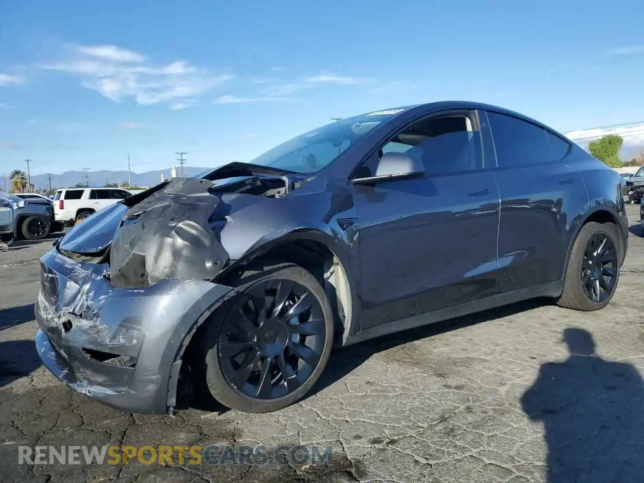 1 Photograph of a damaged car 7SAYGAEE0PF909640 TESLA MODEL Y 2023