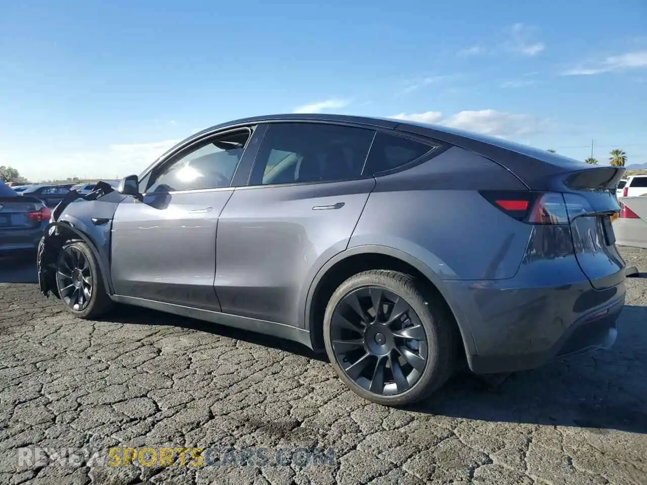 2 Photograph of a damaged car 7SAYGAEE0PF909640 TESLA MODEL Y 2023