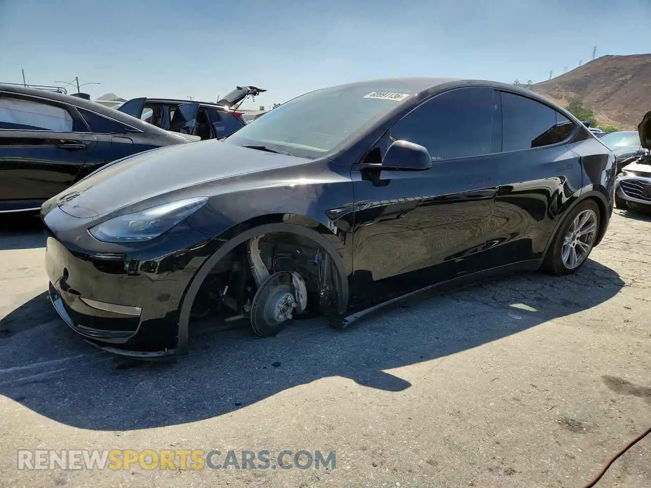 1 Photograph of a damaged car 7SAYGAEE0PF941889 TESLA MODEL Y 2023