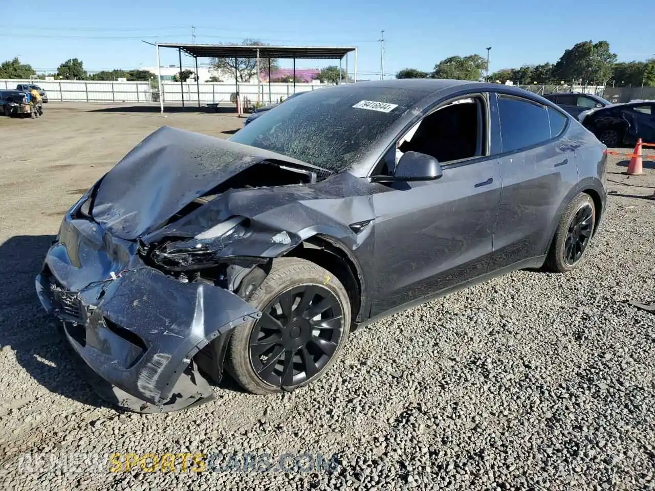 1 Photograph of a damaged car 7SAYGAEE0PF948745 TESLA MODEL Y 2023