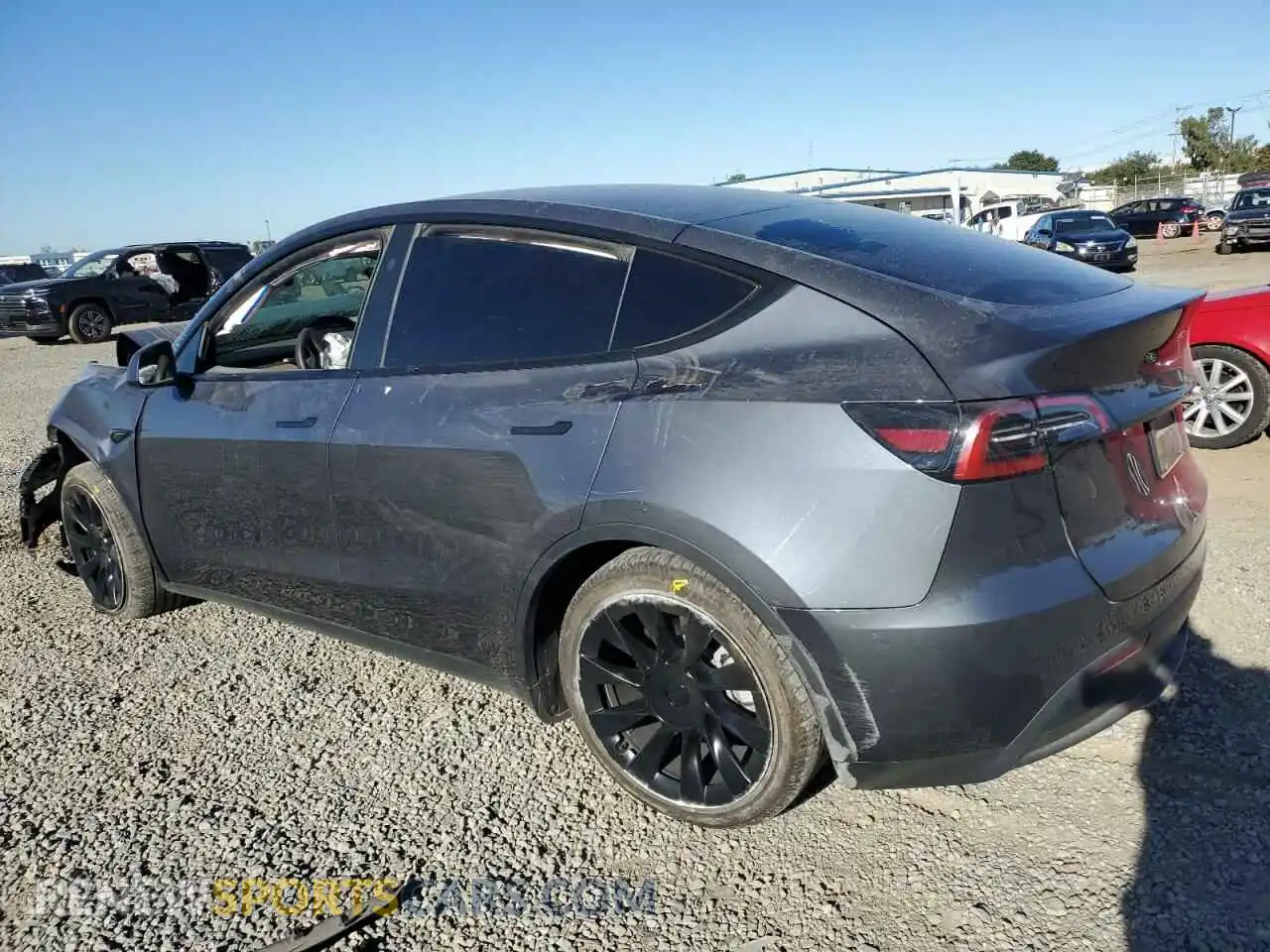 2 Photograph of a damaged car 7SAYGAEE0PF948745 TESLA MODEL Y 2023