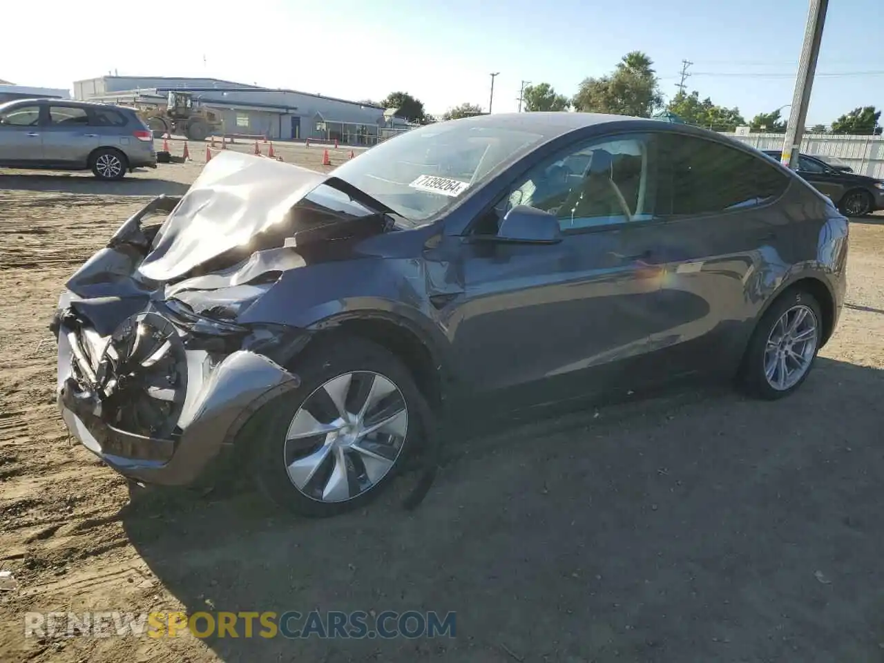 1 Photograph of a damaged car 7SAYGAEE0PF980580 TESLA MODEL Y 2023