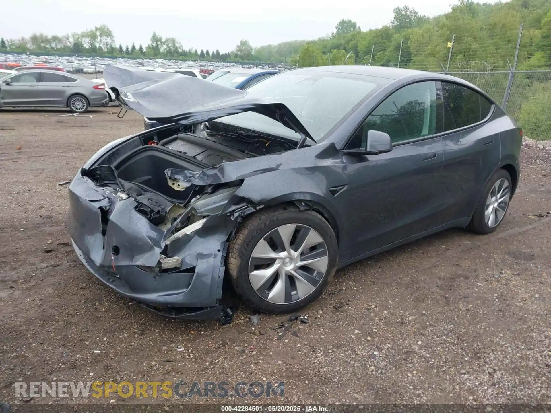 2 Photograph of a damaged car 7SAYGAEE1PF584206 TESLA MODEL Y 2023