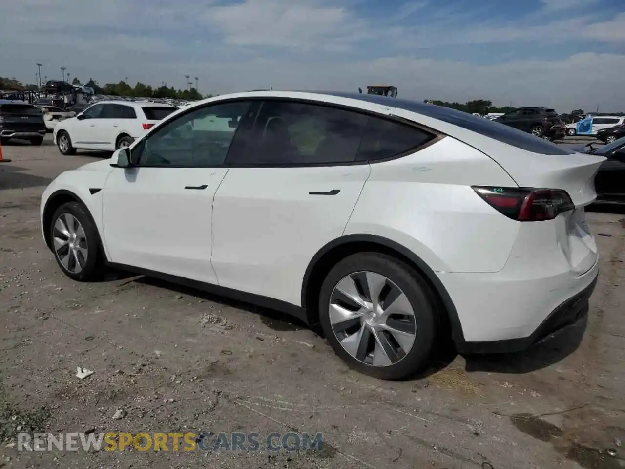 2 Photograph of a damaged car 7SAYGAEE1PF596629 TESLA MODEL Y 2023