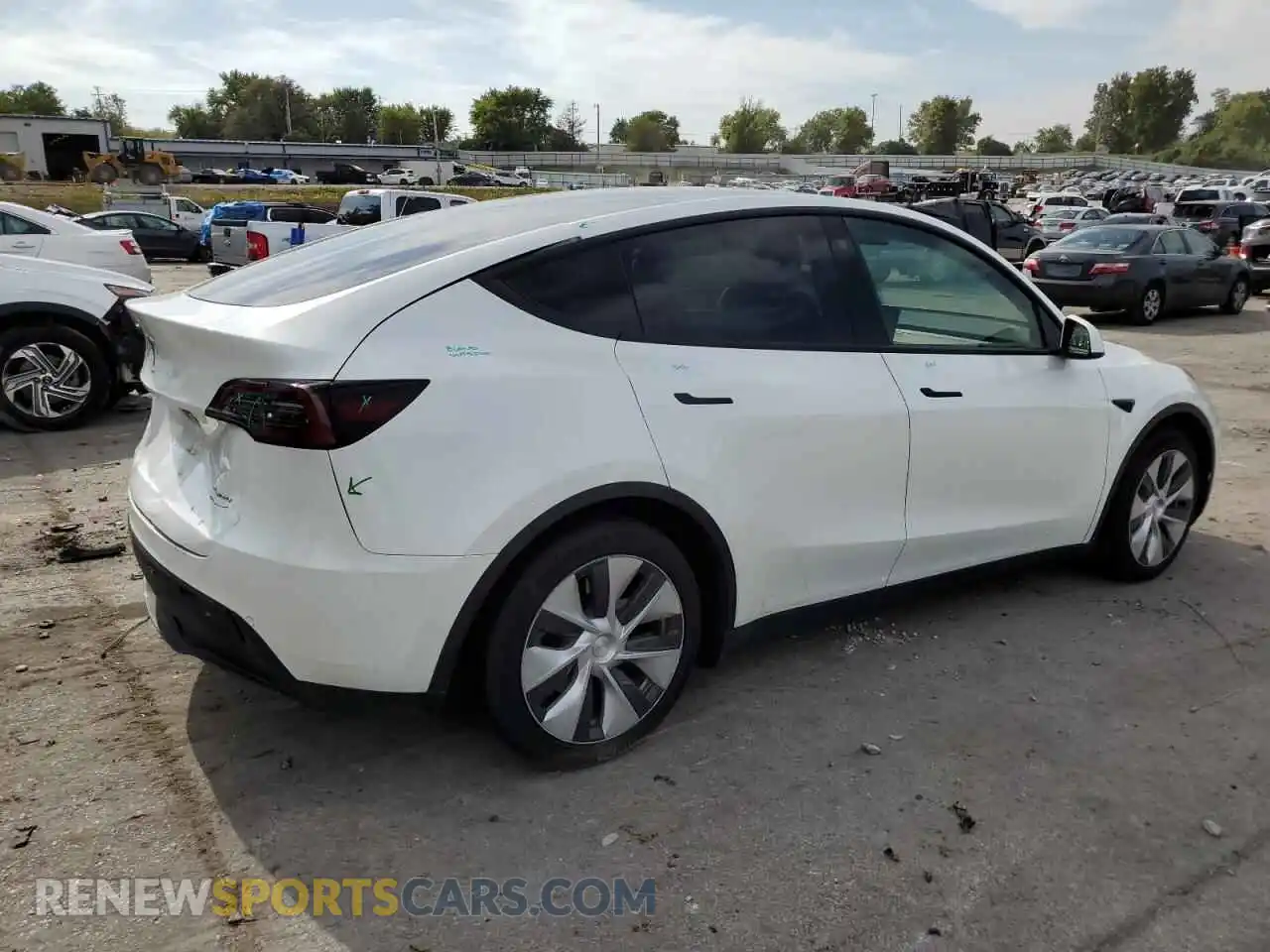 3 Photograph of a damaged car 7SAYGAEE1PF596629 TESLA MODEL Y 2023