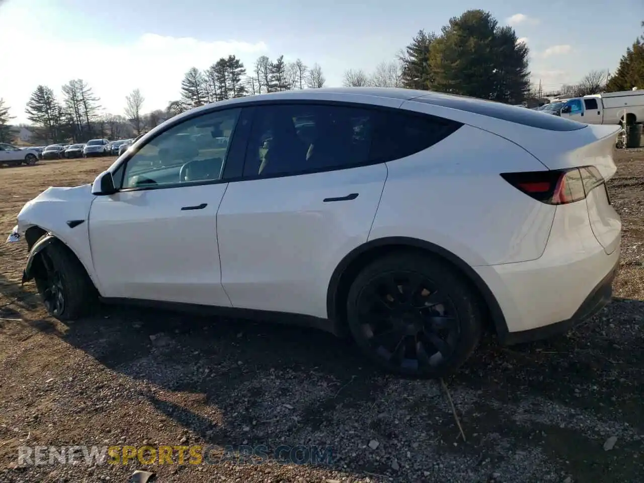 2 Photograph of a damaged car 7SAYGAEE1PF616913 TESLA MODEL Y 2023