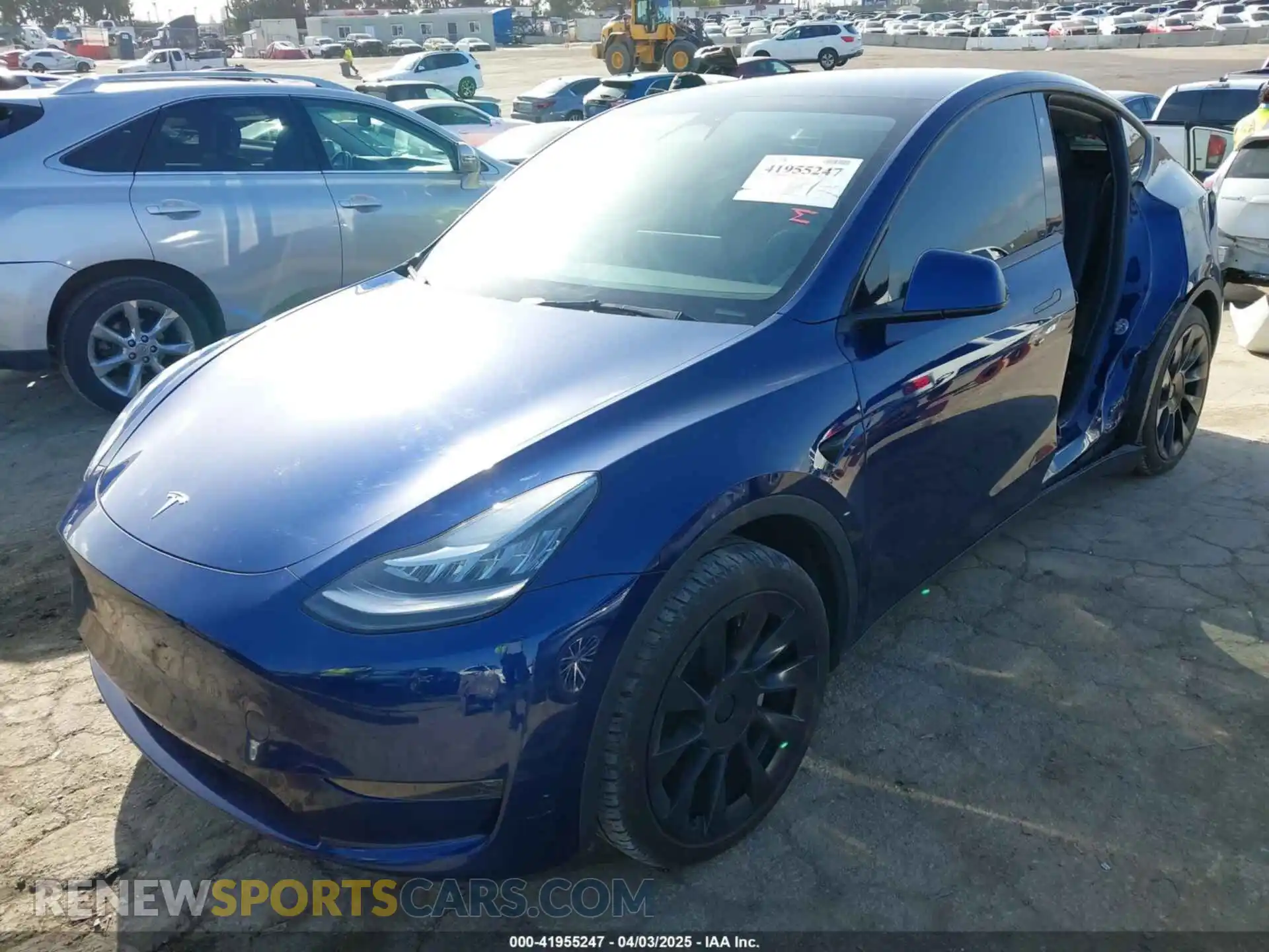 2 Photograph of a damaged car 7SAYGAEE1PF617933 TESLA MODEL Y 2023